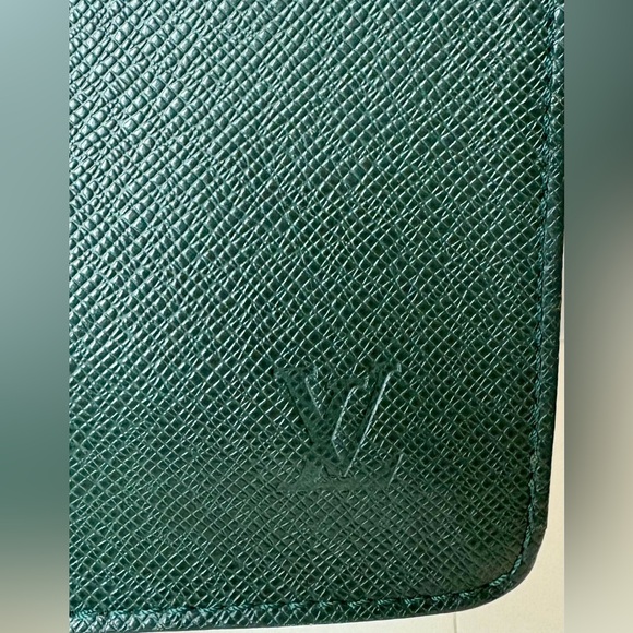 Louis Vuitton Selvette Clado Taiga, Briefcase Business Bag Document Bag Green - Picture 5 of 16